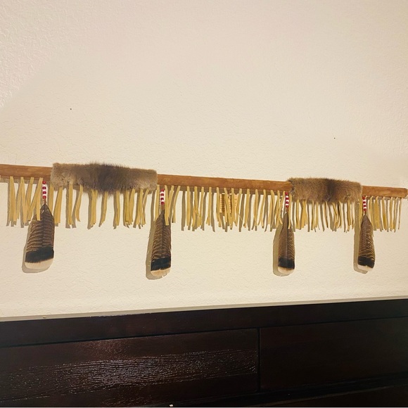 Hand made muskrat spear 61” made by enrolled member of the EBCI Cherokee - Picture 5 of 5